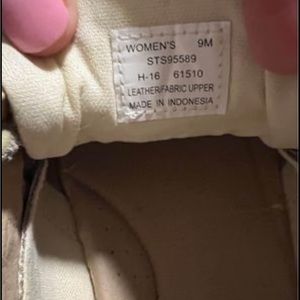 Sperry’s (SIZE 9) worn once!